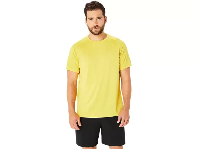 Žakárový top s krátkým rukávem ACTIBREEZE