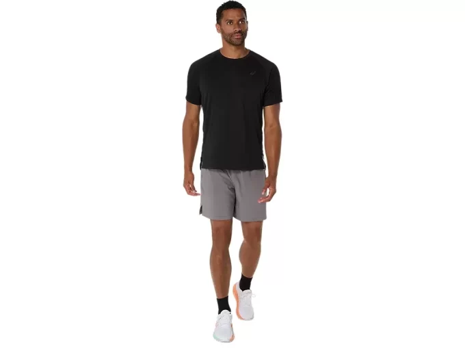 Žakárový top s krátkým rukávem ACTIBREEZE