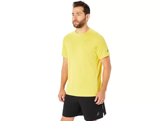 Žakárový top s krátkým rukávem ACTIBREEZE