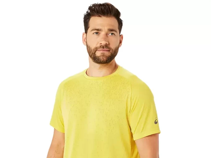 Žakárový top s krátkým rukávem ACTIBREEZE