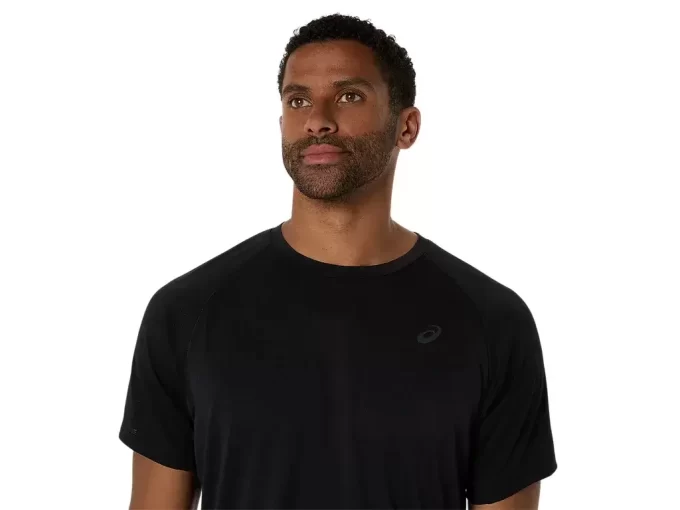 Žakárový top s krátkým rukávem ACTIBREEZE