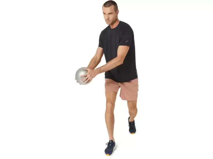 Žakárový top s krátkým rukávem ACTIBREEZE