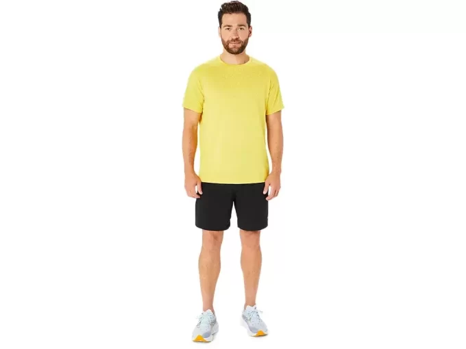 Žakárový top s krátkým rukávem ACTIBREEZE