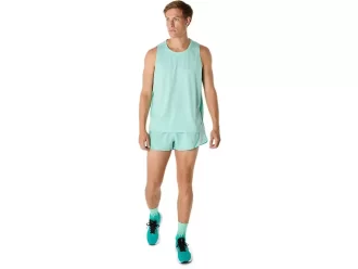 ASICS Stříbrné rozparkové kraťasy