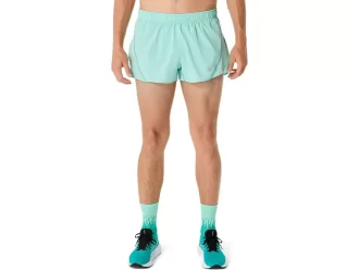 ASICS Stříbrné rozparkové kraťasy