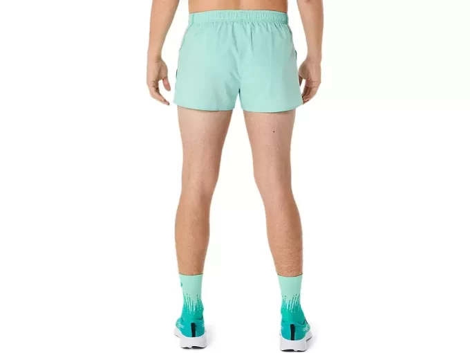 ASICS Stříbrné rozparkové kraťasy