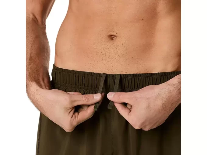 ASICS Stříbrné rozparkové kraťasy ASICS Stříbrné rozparkové kraťasy