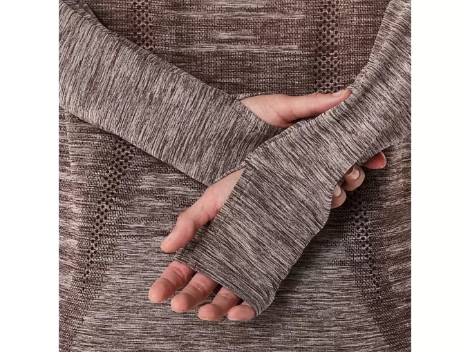 Dámský bezešvý top s dlouhým rukávem Dámský bezešvý top s dlouhým rukávem