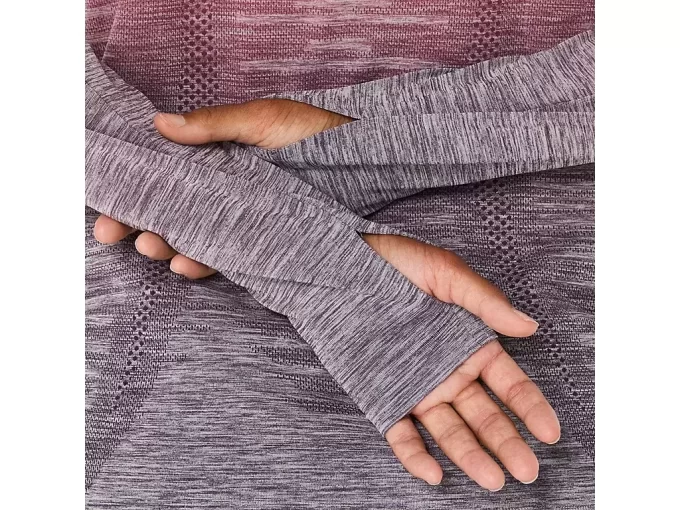 Dámský bezešvý top s dlouhým rukávem Dámský bezešvý top s dlouhým rukávem