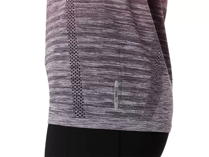 Dámský bezešvý top s krátkým rukávem Dámský bezešvý top s krátkým rukávem