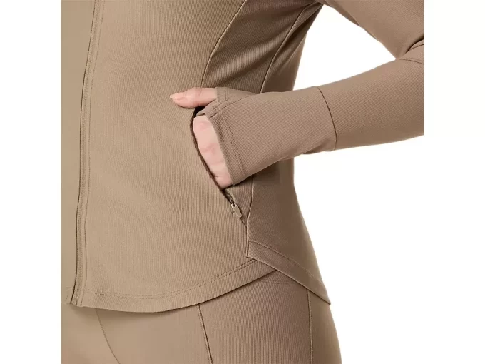 Dámská žebrovaná bunda