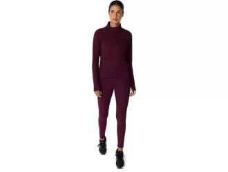 Dámské žebrované legíny s vysokým pasem 7/8