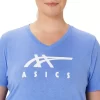 Dámská obuv ASICS s pruhy a výstřihem do V
