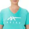 Dámská obuv ASICS s pruhy a výstřihem do V