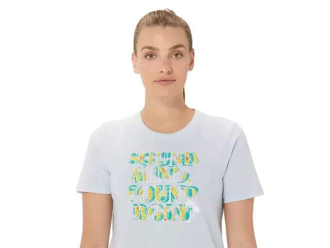 Dámský top ASICS s nápisem HIBISCUS