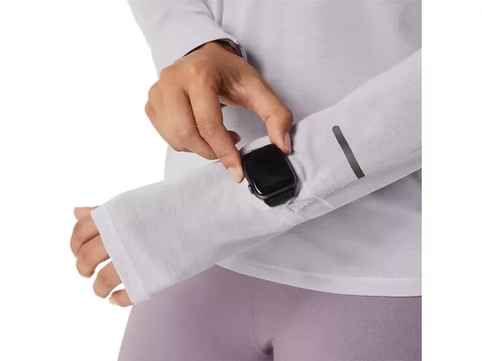 Dámský top s dlouhým rukávem a půl zipem Metarun