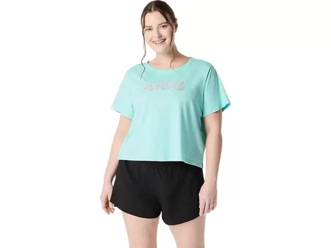 Dámský top s krátkým rukávem ASICS DAISY CROP Dámský top s krátkým rukávem ASICS DAISY CROP