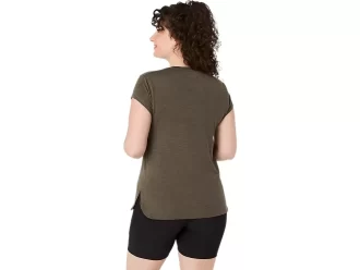 Dámský vřesový top s kulatým výstřihem