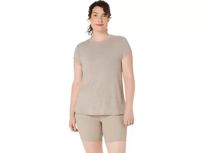 Dámský vřesový top s kulatým výstřihem