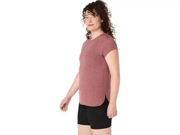 Dámský vřesový top s kulatým výstřihem Dámský vřesový top s kulatým výstřihem