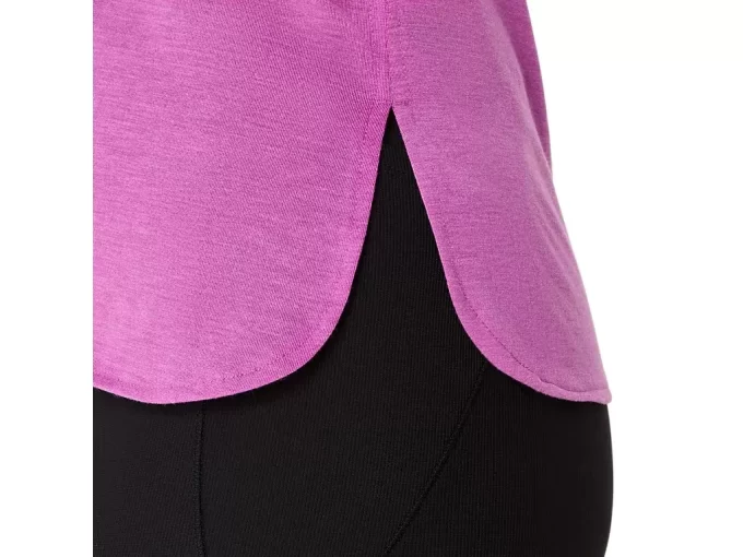 Dámský vřesový top s výstřihem do V