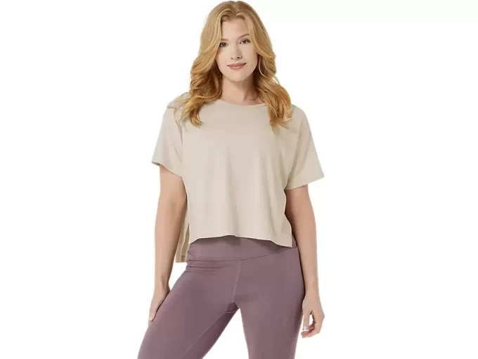 FLEXIBILNÍ STRETCH TOP S KRÁTKÝM RUKÁVEM