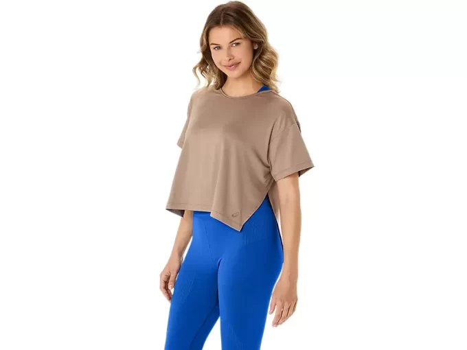 FLEXIBILNÍ STRETCH TOP S KRÁTKÝM RUKÁVEM FLEXIBILNÍ STRETCH TOP S KRÁTKÝM RUKÁVEM