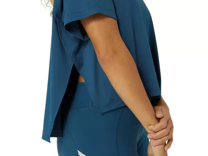 FLEXIBILNÍ STRETCH TOP S KRÁTKÝM RUKÁVEM