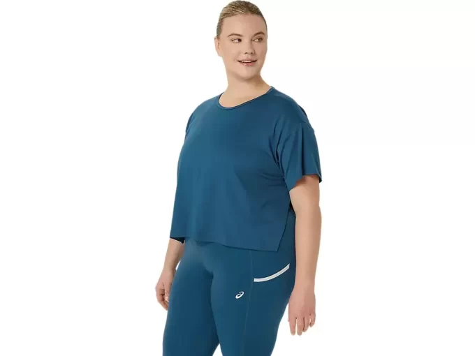 FLEXIBILNÍ STRETCH TOP S KRÁTKÝM RUKÁVEM