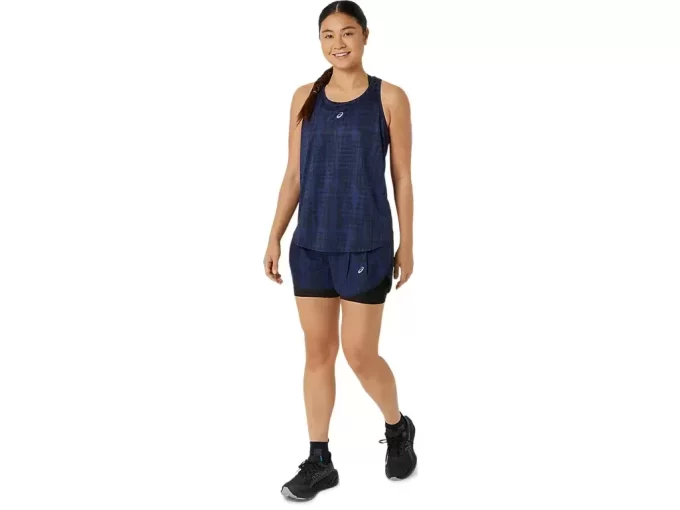 Kraťasy 2-N-1 s potiskem po celé silnici, 3,5 palce