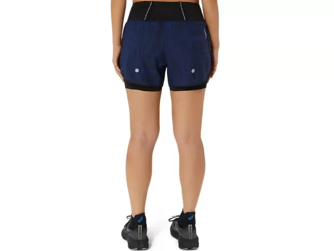 Kraťasy 2-N-1 s potiskem po celé silnici, 3,5 palce