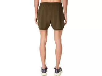 Kraťasy ASICS Stříbrné 2N1 5in