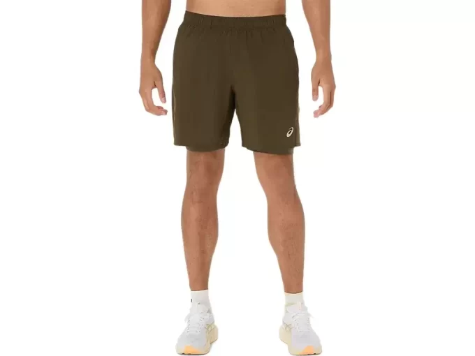 Kraťasy ASICS Stříbrné 2N1 7in