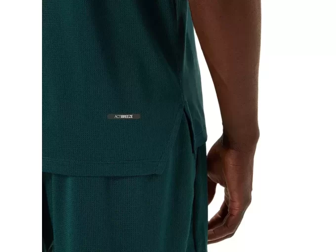 KRÁTKÝ RUKÁVOVÝ TOP Z ODVĚTRANÉ SÍŤOVINY ACTIBREEZE