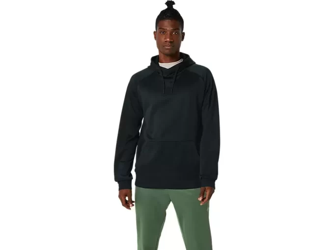 Mikina s kapucí z kartáčovaného fleecu