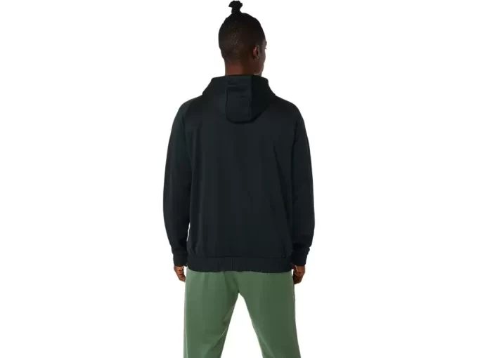 Mikina s kapucí z kartáčovaného fleecu