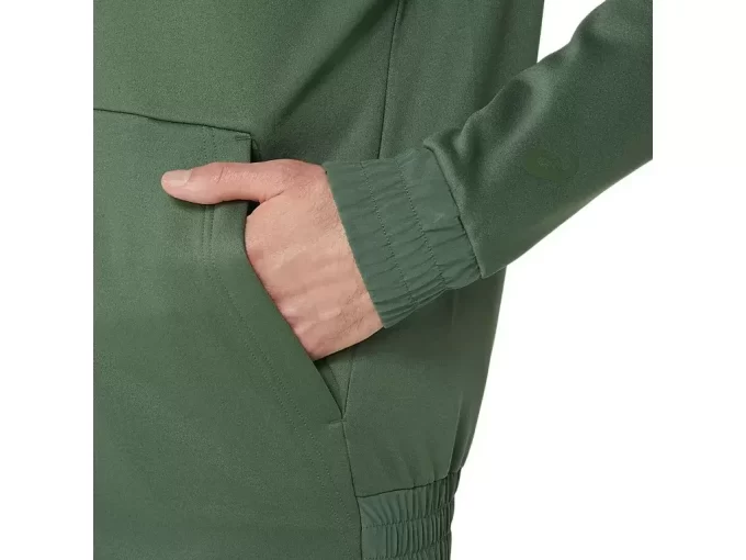 Mikina s kapucí z kartáčovaného fleecu