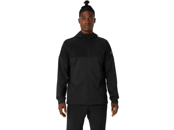 Pletená mikina s kapucí a zipem Pletená mikina s kapucí a zipem