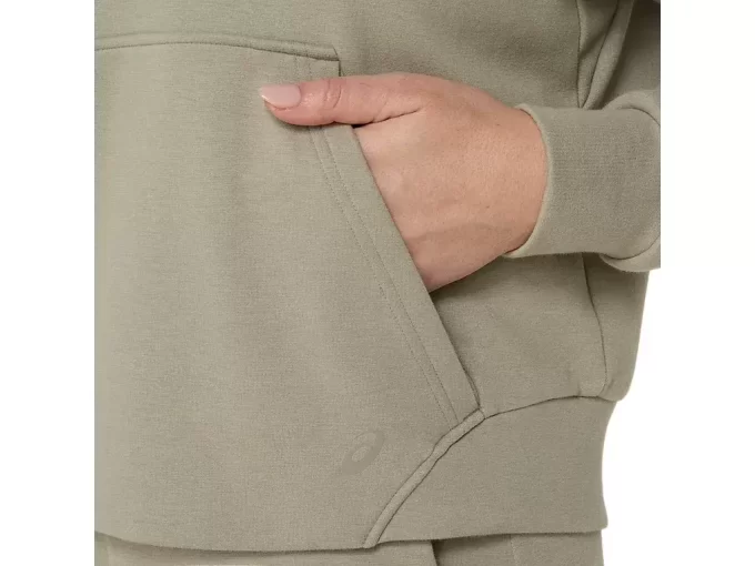 Pletená mikina s kapucí pro mobilitu