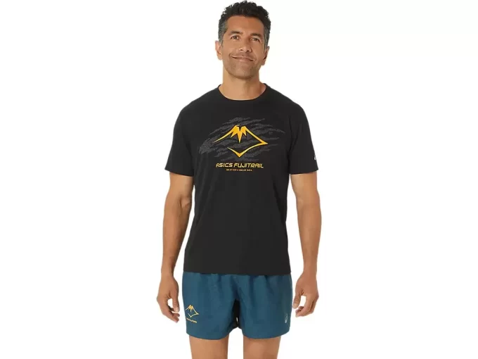 Top s krátkým rukávem a logem Fujitrail