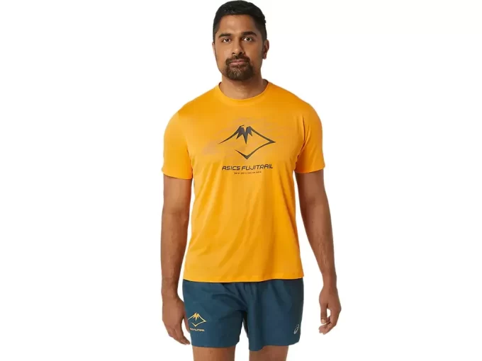 Top s krátkým rukávem a logem Fujitrail