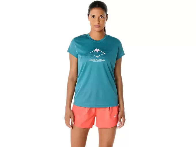 Top s krátkým rukávem a logem Fujitrail