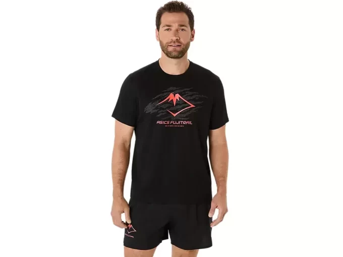 Top s krátkým rukávem a logem Fujitrail