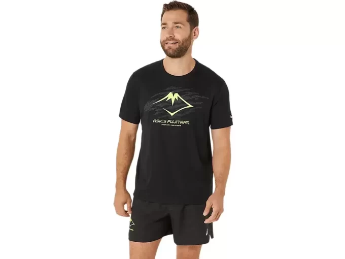 Top s krátkým rukávem a logem Fujitrail