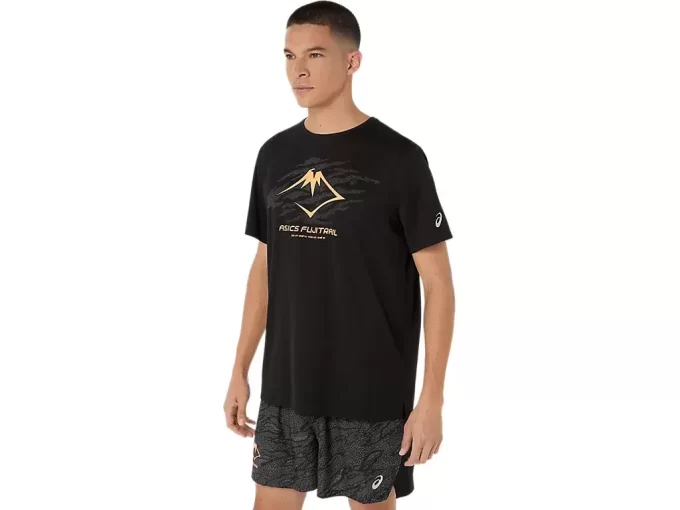 Top s krátkým rukávem a logem Fujitrail