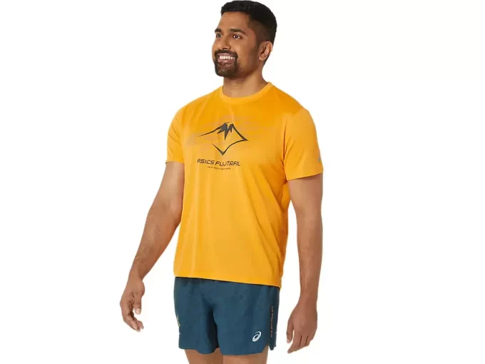 Top s krátkým rukávem a logem Fujitrail