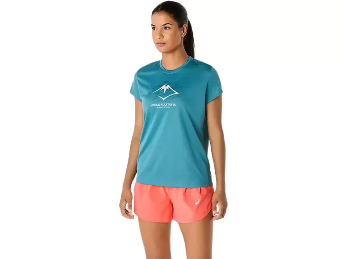 Top s krátkým rukávem a logem Fujitrail