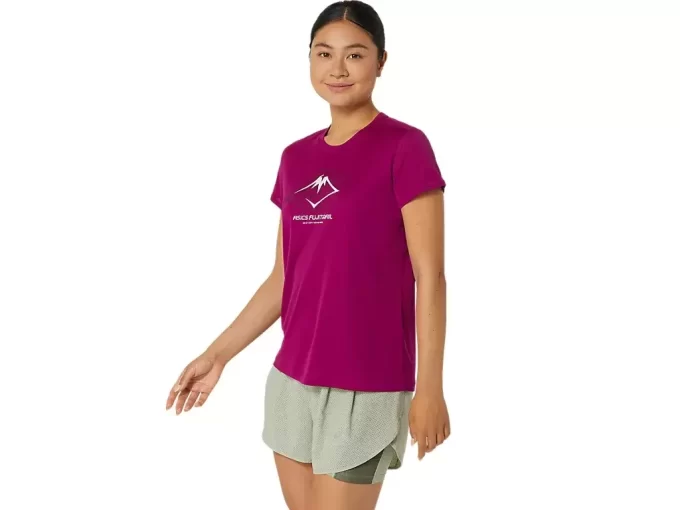 Top s krátkým rukávem a logem Fujitrail