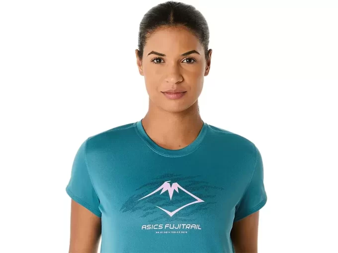 Top s krátkým rukávem a logem Fujitrail