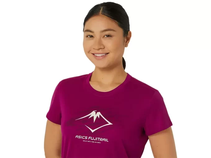 Top s krátkým rukávem a logem Fujitrail